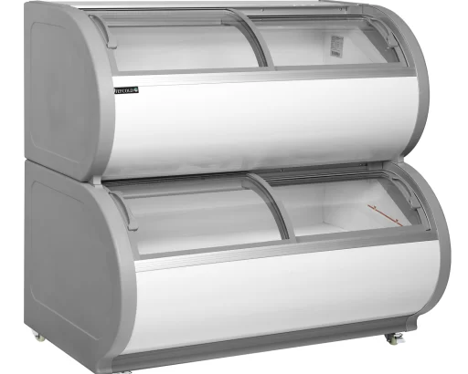 Congelador De Exposición De Dos Niveles