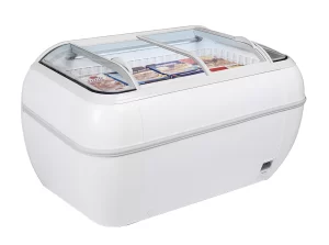 Isla de supermercado bitemperatura