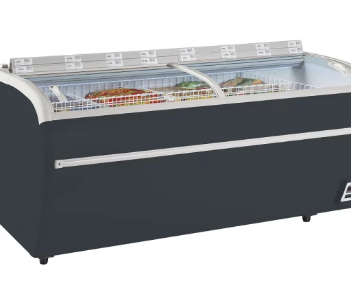 Isla De Supermercado Bitemperatura Color  Antracita