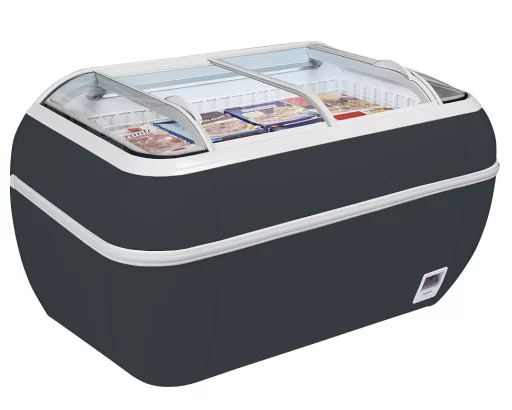 Isla De Supermercado Bitemperatura Color  Antracita