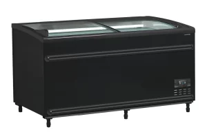 Isla de supermercado bitemperatura color negro