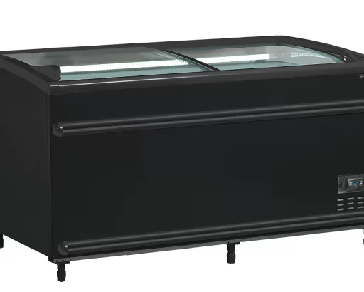 Isla De Supermercado Bitemperatura Color  Negro