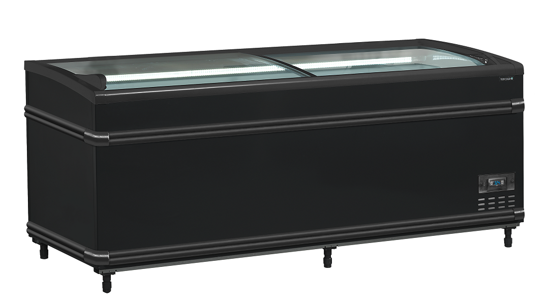 Isla De Supermercado Bitemperatura Color  Negro