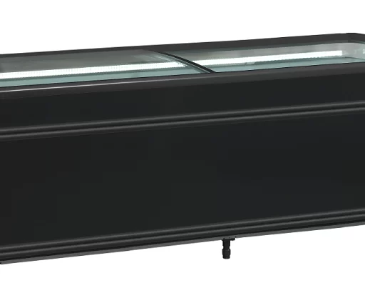 Isla De Supermercado Bitemperatura Color  Negro