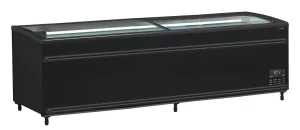 Isla de supermercado bitemperatura color negro