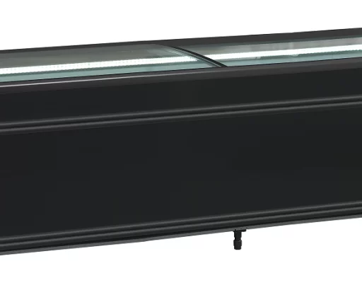 Isla De Supermercado Bitemperatura Color  Negro