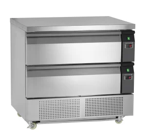 Mesa fría cajones GN2/1