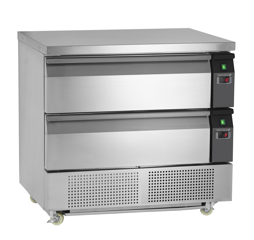 Mesa fría cajones GN2/1