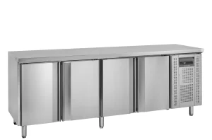 Mesa fría de congelación snack