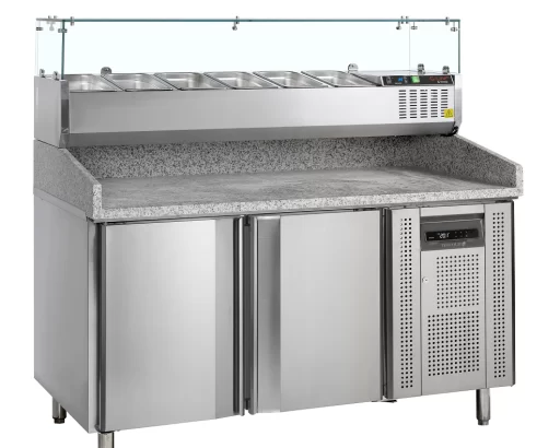 Mesa Para Pizza Incl. Unidad De Condimentos