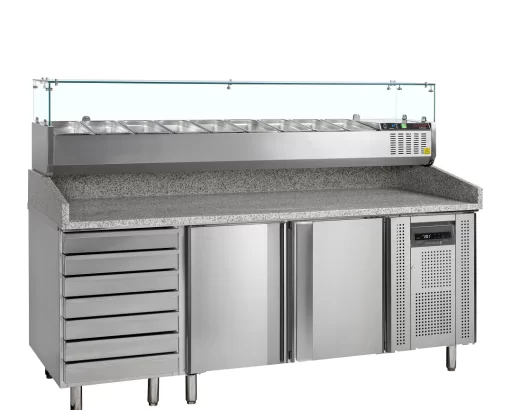 Mesa Para Pizza Incl. Unidad De Condimentos