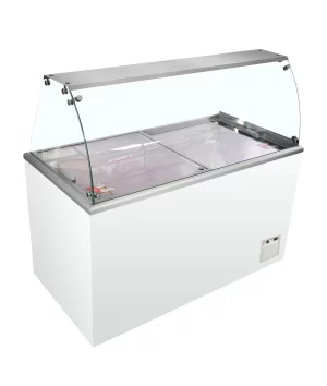 Vitrina expositora para helados