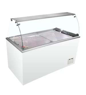 Vitrina expositora para helados