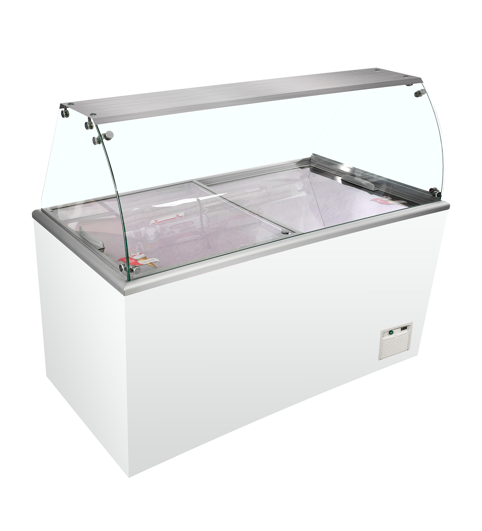 Vitrina expositora para helados