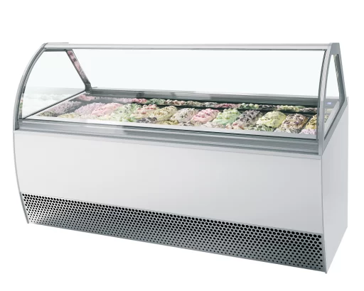 Vitrina Expositora Para Helados Con Display Ventilada
