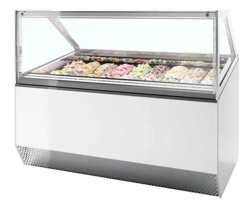 Vitrina Expositora Para Helados Con Display Ventilada