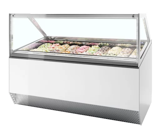 Vitrina Expositora Para Helados Con Display Ventilada