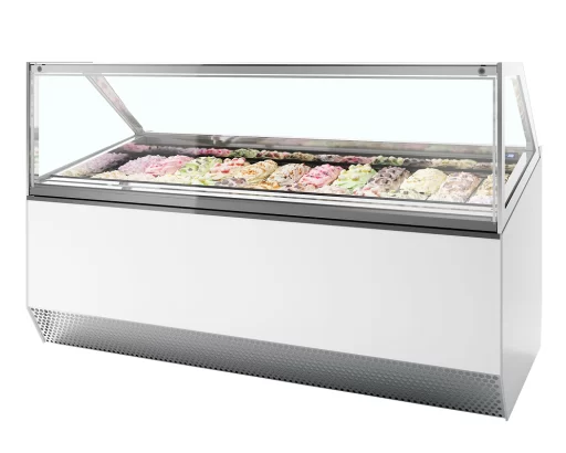 Vitrina Expositora Para Helados Con Display Ventilada