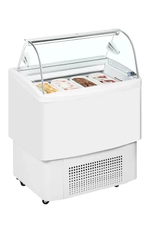 Vitrina para helados ventilada