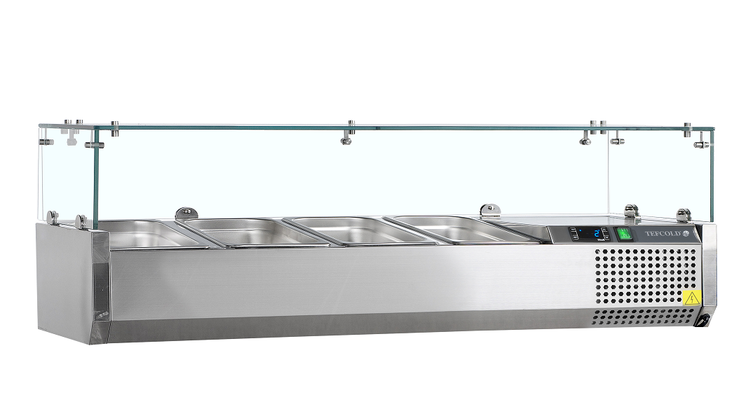 Vitrina refrigerada sobre encimera GN1/3