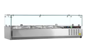 Vitrina refrigerada sobre encimera GN1/4