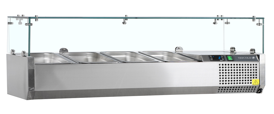 Vitrina refrigerada sobre encimera GN1/4