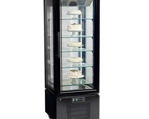 Armario Congelación Ventilado Total 4 Caras de Cristal con 5 estantes 650X650X1950h mm Línea VIBORG UPD400-F