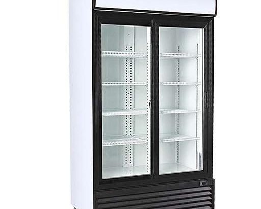 Armario Expositor Refrigerado 1000 litros 2 Puertas Correderas de Vidrio de 1130 x730 x2030h mm PEKIN CSD1000S