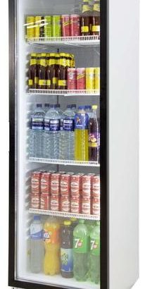 Armario Expositor Refrigerado 400 litros Puerta de Vidrio de 620 x665 x1850h mm CORDOBA RV300