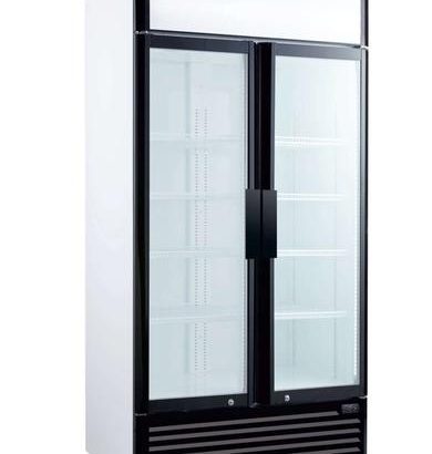 Armario Expositor Refrigerado 800 litros 2 Puertas Batientes de Vidrio de 1000x730x2030h mm PEKIN CSD800