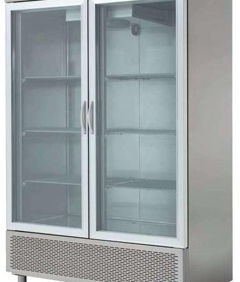 Armario Snack Refrigerado 2 Puertas de Cristal Fondo 726 de 1388 x726 x2067h mm CORDOBA ARCH-1202V