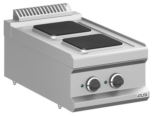 Cocina Eléctrica 2 zonas Cuadradas Sobremesa MPQ74T MAGISTRA PLUS 700