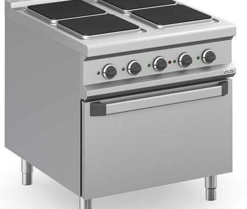 Cocina Eléctrica 4 zonas Cuadradas con Horno Eléctrico MPQ98FE MAGISTRA PLUS 900