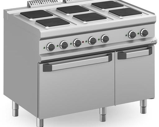 Cocina Eléctrica 6 zonas Cuadradas con Horno Eléctrico Estático MPQ711FE MAGISTRA PLUS 700