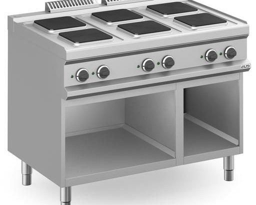 Cocina Eléctrica 6 zonas Cuadradas con Mueble MPQ711A MAGISTRA PLUS 700