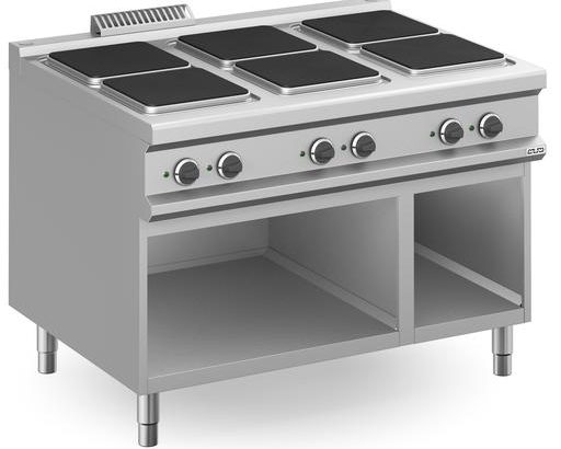 Cocina Eléctrica 6 zonas Cuadradas con Mueble MPQ912A MAGISTRA PLUS 900