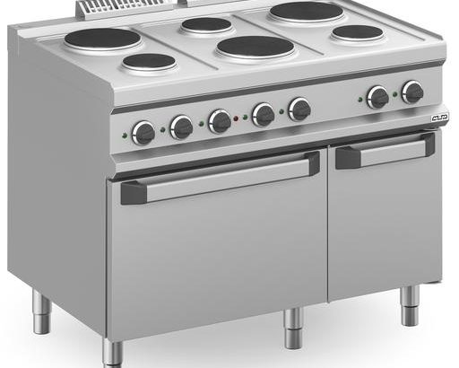 Cocina Eléctrica 6 zonas Redondas con Mueble MPR711A MAGISTRA PLUS 700