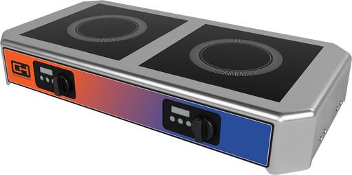 Cocina Inducción Snack Sobremesa 2 Zonas 3,5 + 3,5 kW Línea Estambul EMPSIND020