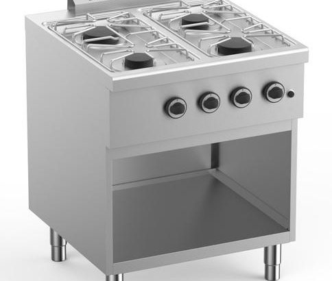 Cocina a Gas 4 Fuegos con Mueble Fondo 700 ELFU77A START LINE