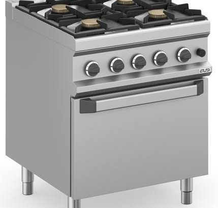 Cocina a gas 4 fuegos 4x7 Kw con Horno a Gas MFB77FGXL MAGISTRA PLUS 700