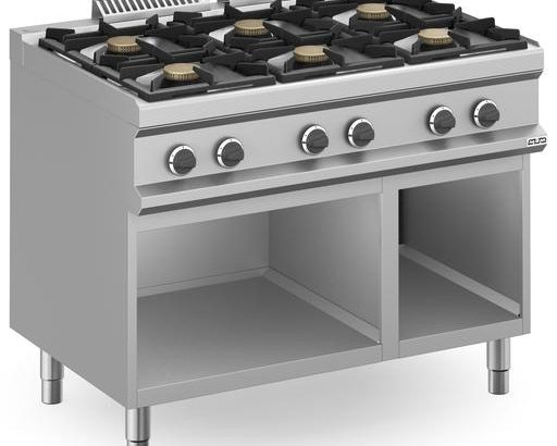 Cocina a gas 6 fuegos 6x7 Kw con Mueble MFB711AXL MAGISTRA PLUS 700