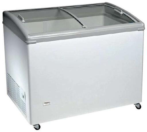 Congelador Horizontal Puerta Vidrio Curvo Corredera de 1063 x670 x900h mm AVEIRO TCHC300N