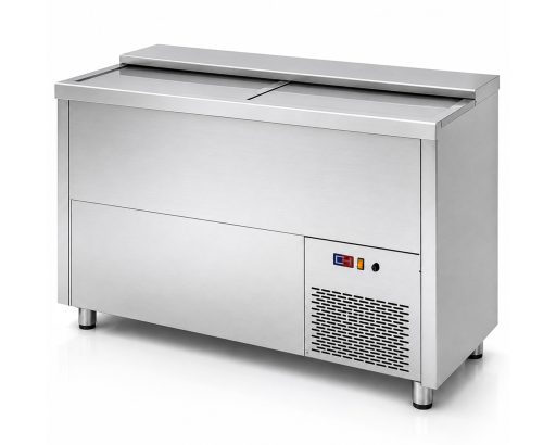 Enfriador de Botellas 2 Puertas Inoxidable Interior y Exterior de 1000 x550 x850h mm CORDOBA MRB-100I
