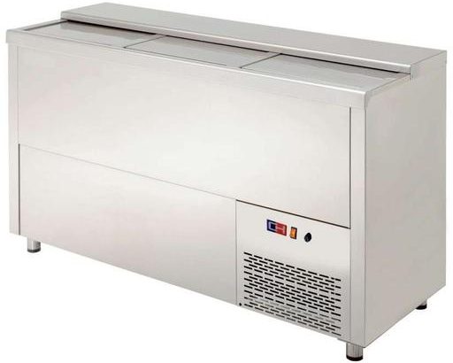 Enfriador de Botellas 5 Puertas Inoxidable Interior y Exterior de 2500 x550 x850h mm CORDOBA MRB-250I