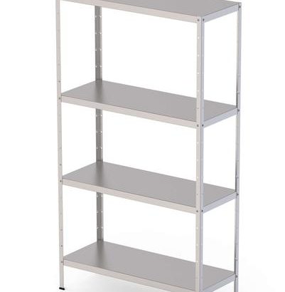 Estantería de Pie Acero Inoxidable Fondo 300 de 800x300x1800h mm FS080318S40