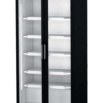 Expositor Refrigerado 800 Litros de 2 puertas abatibles Color Negro 875 x 690 x 1735h mm RV800 Línea Córdoba