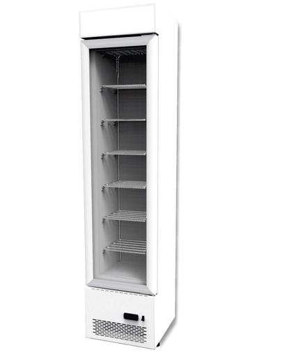 Expositor Refrigerado Congelados Estático Tipo Slim 110 Litros 400 x 480 x 1870h mm SF110 Línea Córdoba