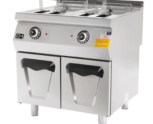 Freidora Eléctrica 14 + 14  Litros 2 x 10,5 kW 800x730x850h mm EMPPLS7FE020D Línea 700 Estambul