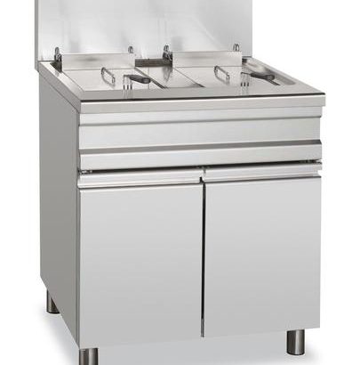 Freidora a Gas 14+14 Litros 13+13 kW con Mueble GF15+15S STAND ALONE