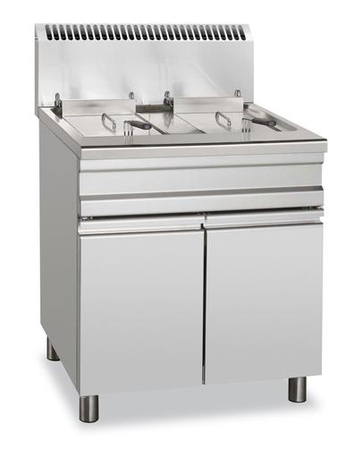 Freidora a Gas 14+14 Litros 13+13 kW con Mueble GF15+15S STAND ALONE